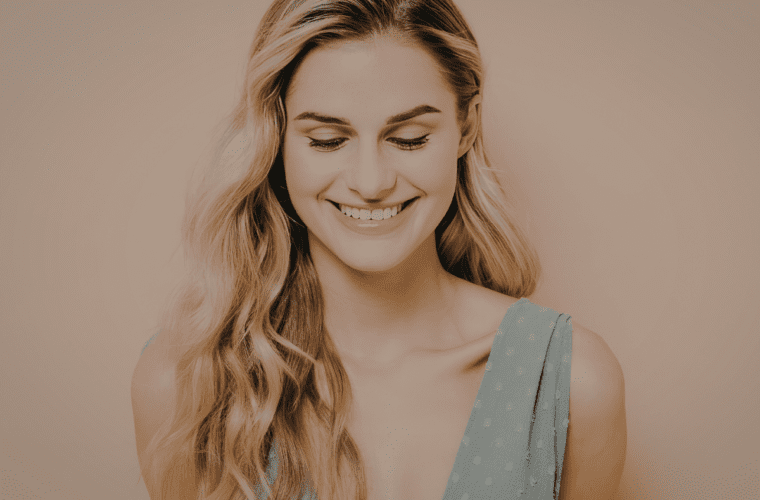 warm light person portrait